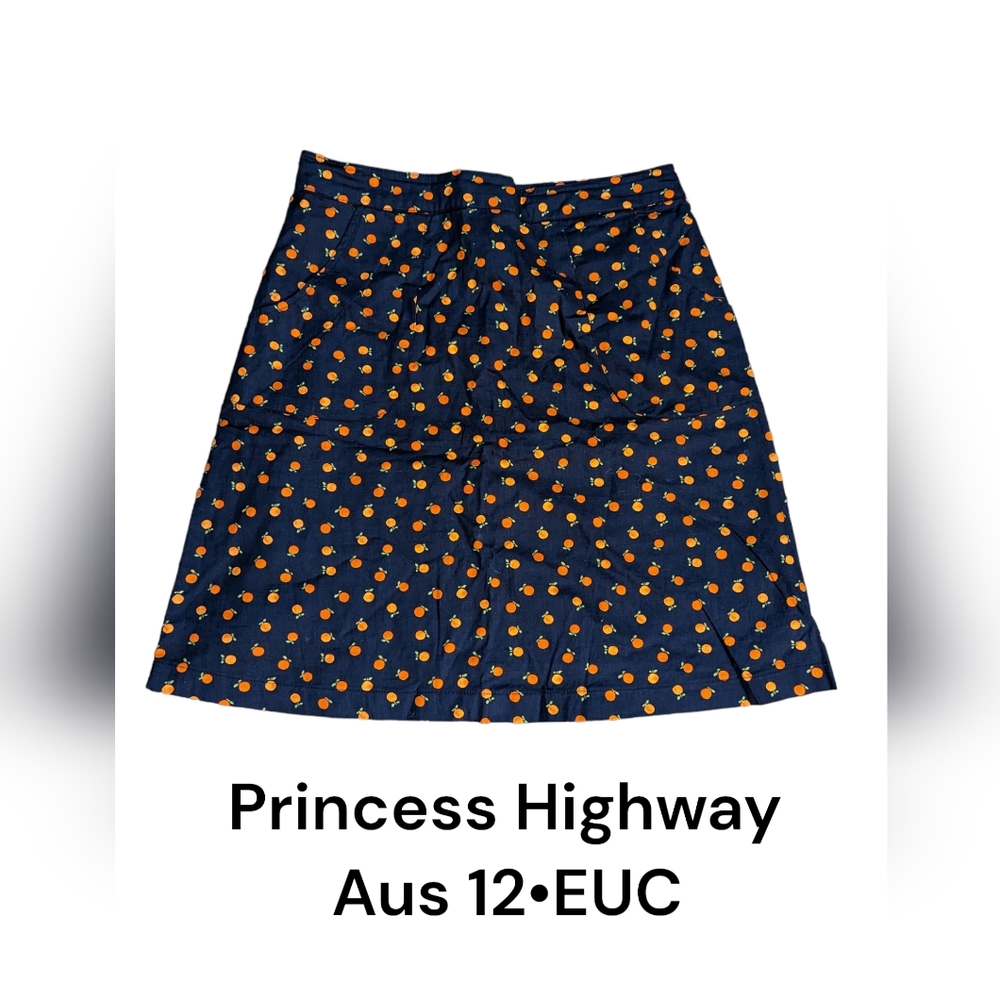 Tangerine Dress•Princess Highway•Aus 12•EUC
